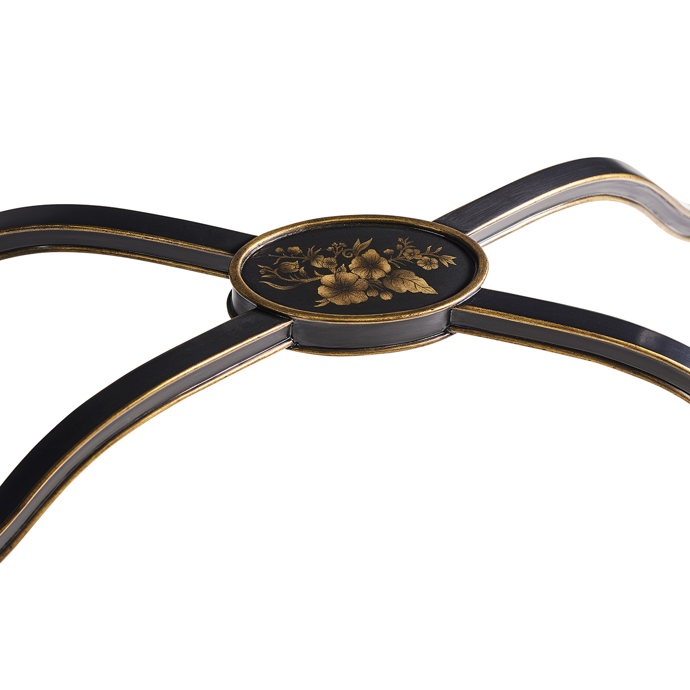 Formal Black & Gold Drinks Cabinet