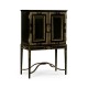 Formal Black & Gold Drinks Cabinet