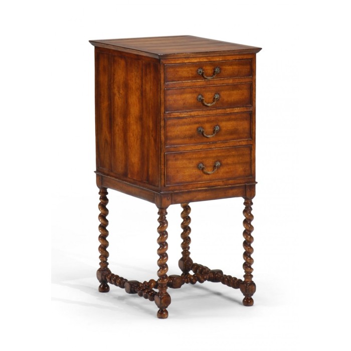 Parquet chest on stand (lined)