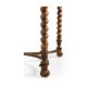 Oyster side table with slide