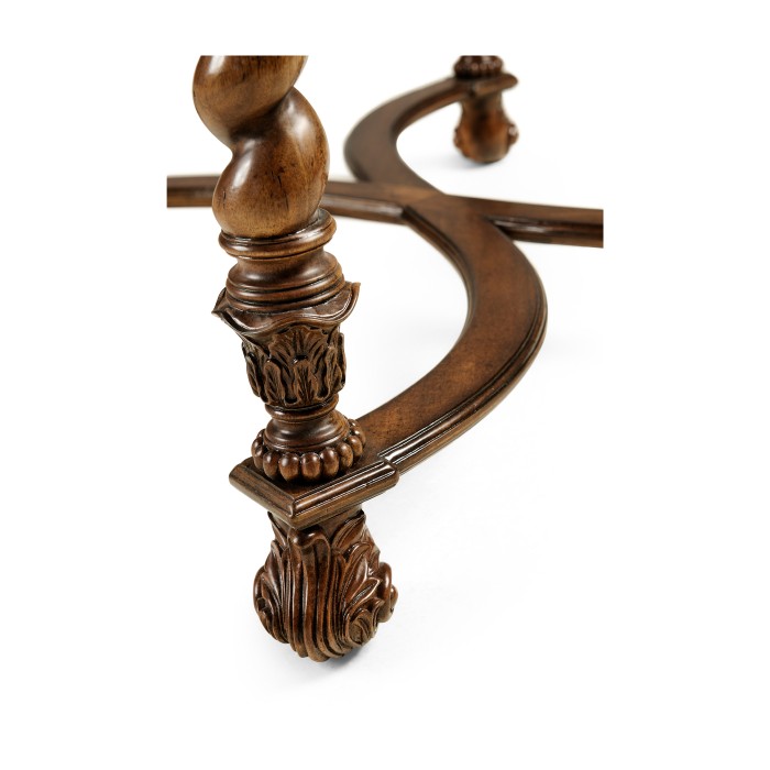 Oyster side table with slide