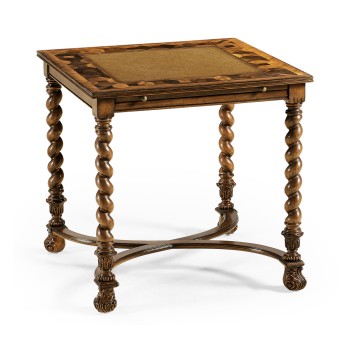 Oyster side table with slide