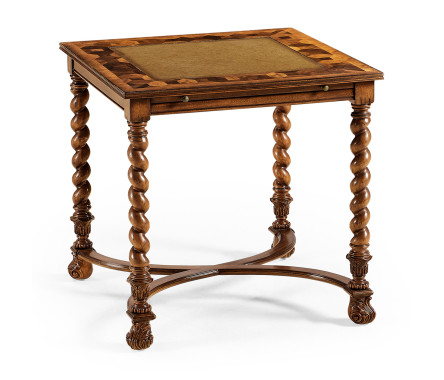 Oyster side table with slide