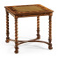 Oyster side table with slide