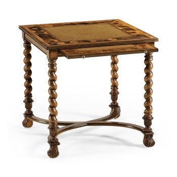 Oyster side table with slide