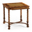 Oyster side table with slide