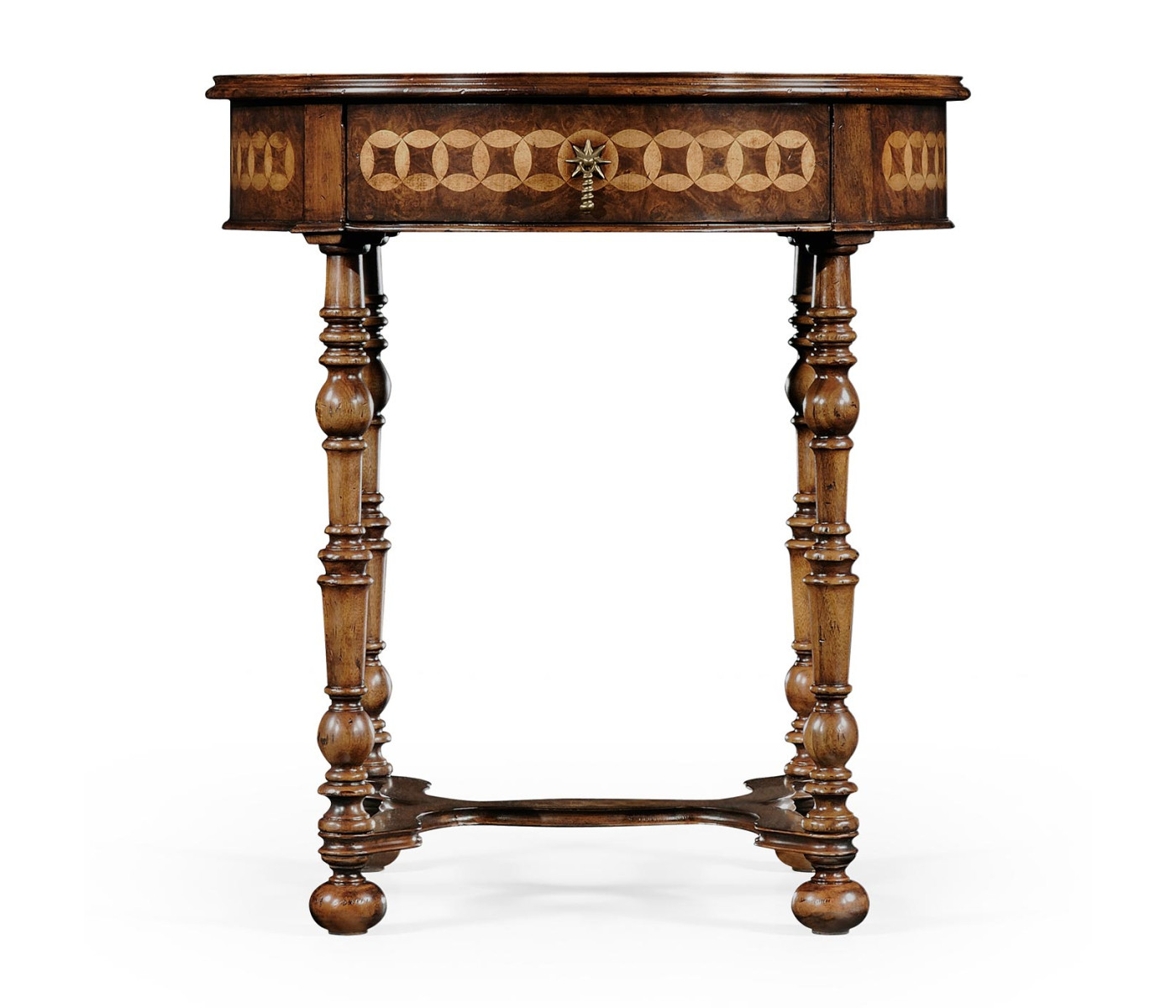 Rope twist round side table