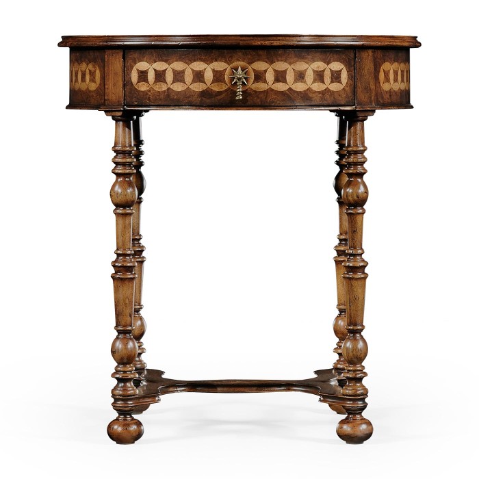 Rope twist round side table