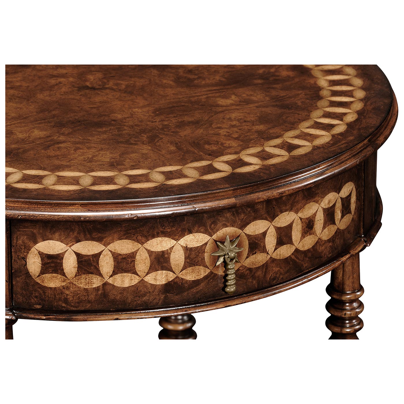 Rope twist round side table