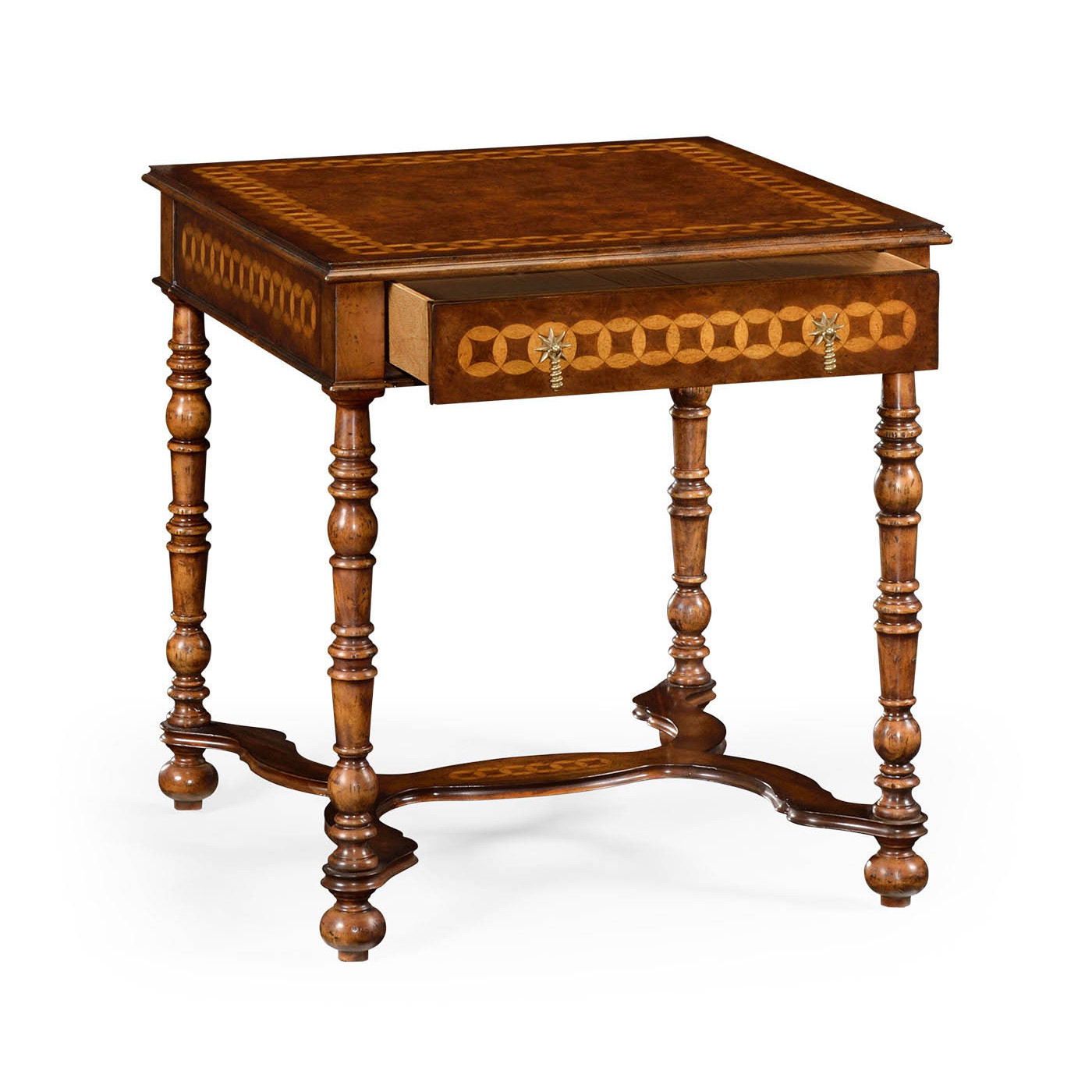 Rope twist square side table (large)