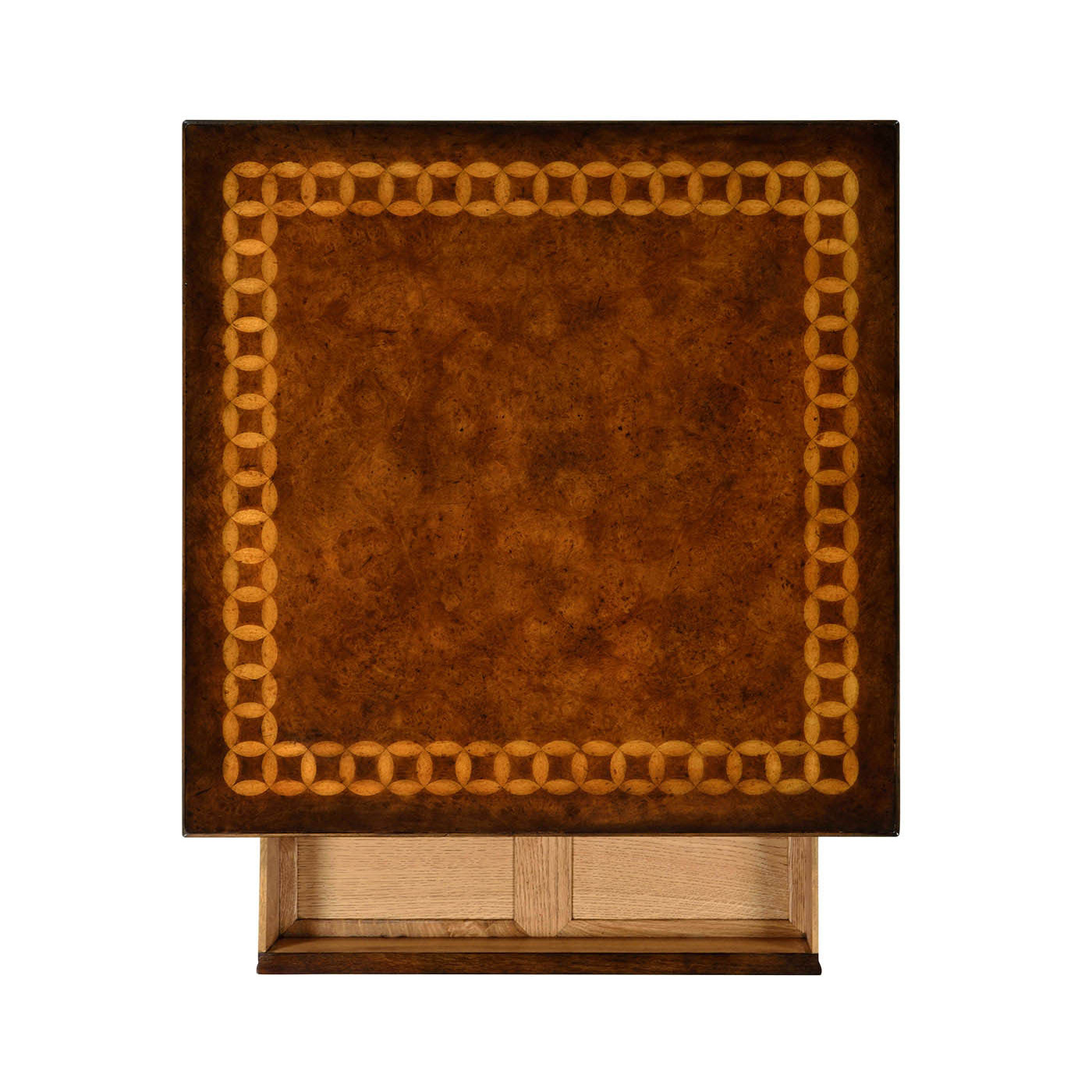 Rope twist square side table (large)