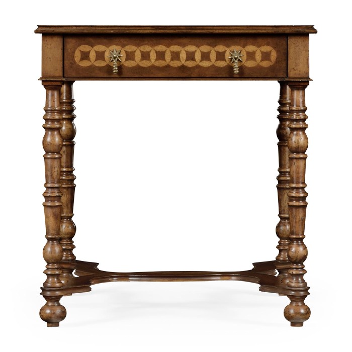 Rope twist square side table (large)