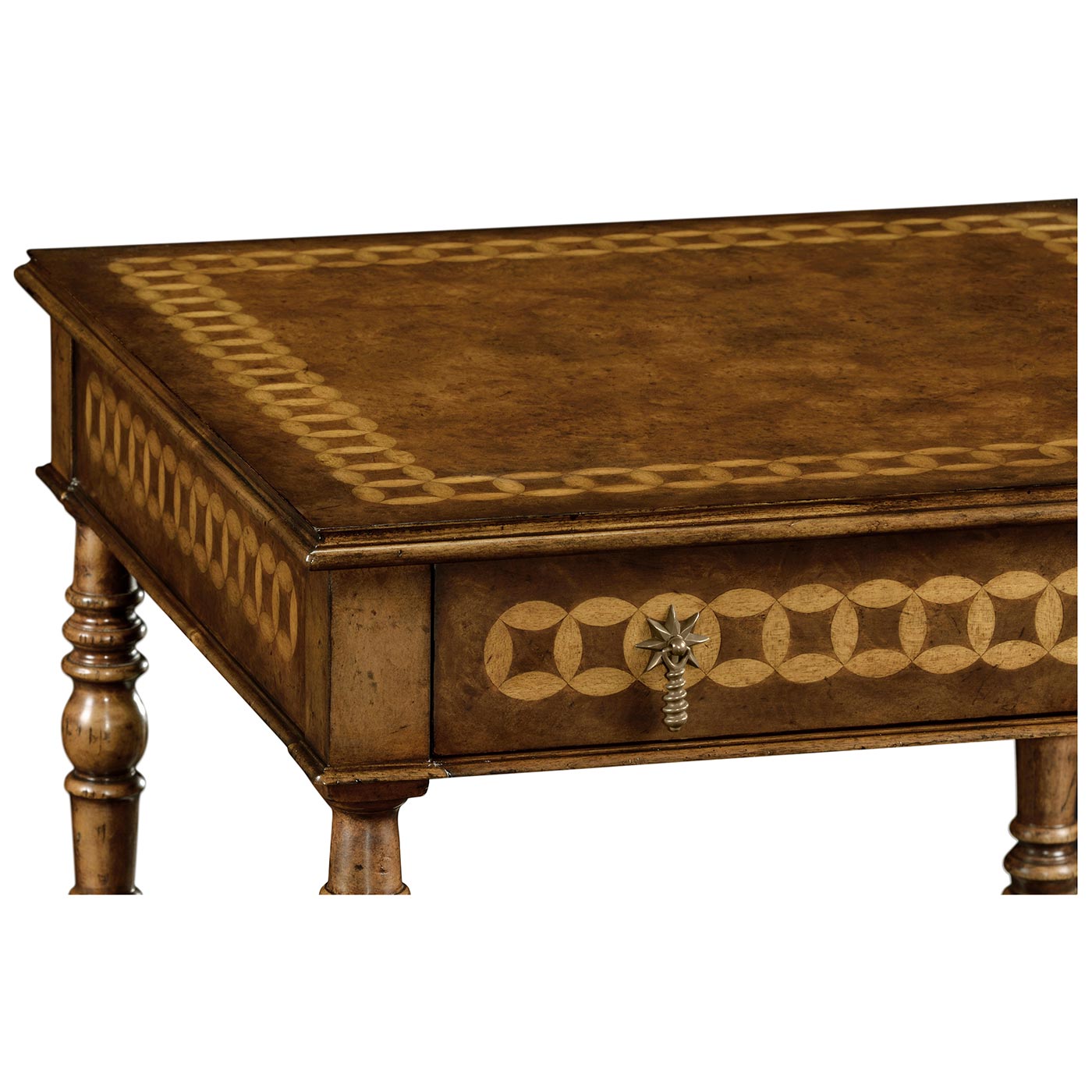 Rope twist square side table (large)