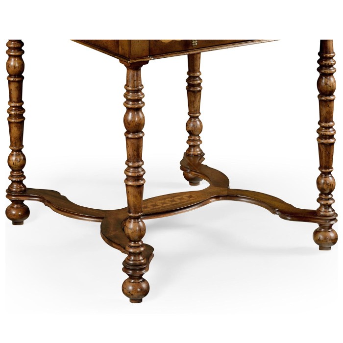 Rope twist square side table (large)