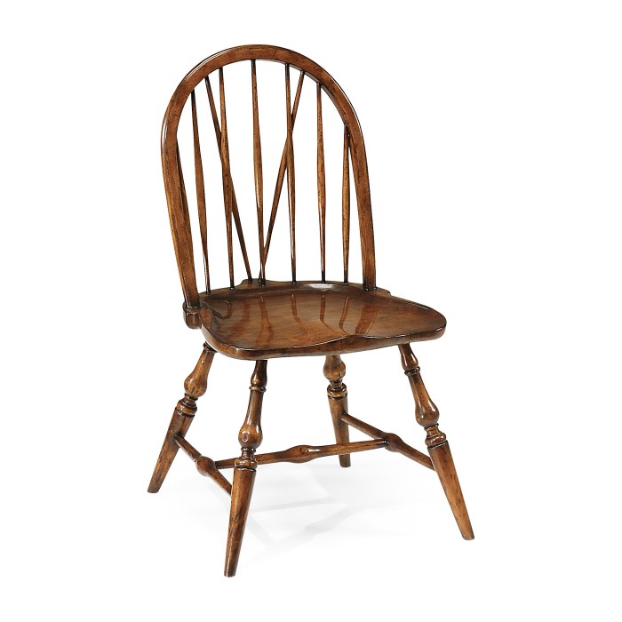 Small walnut windsor chair (Side)