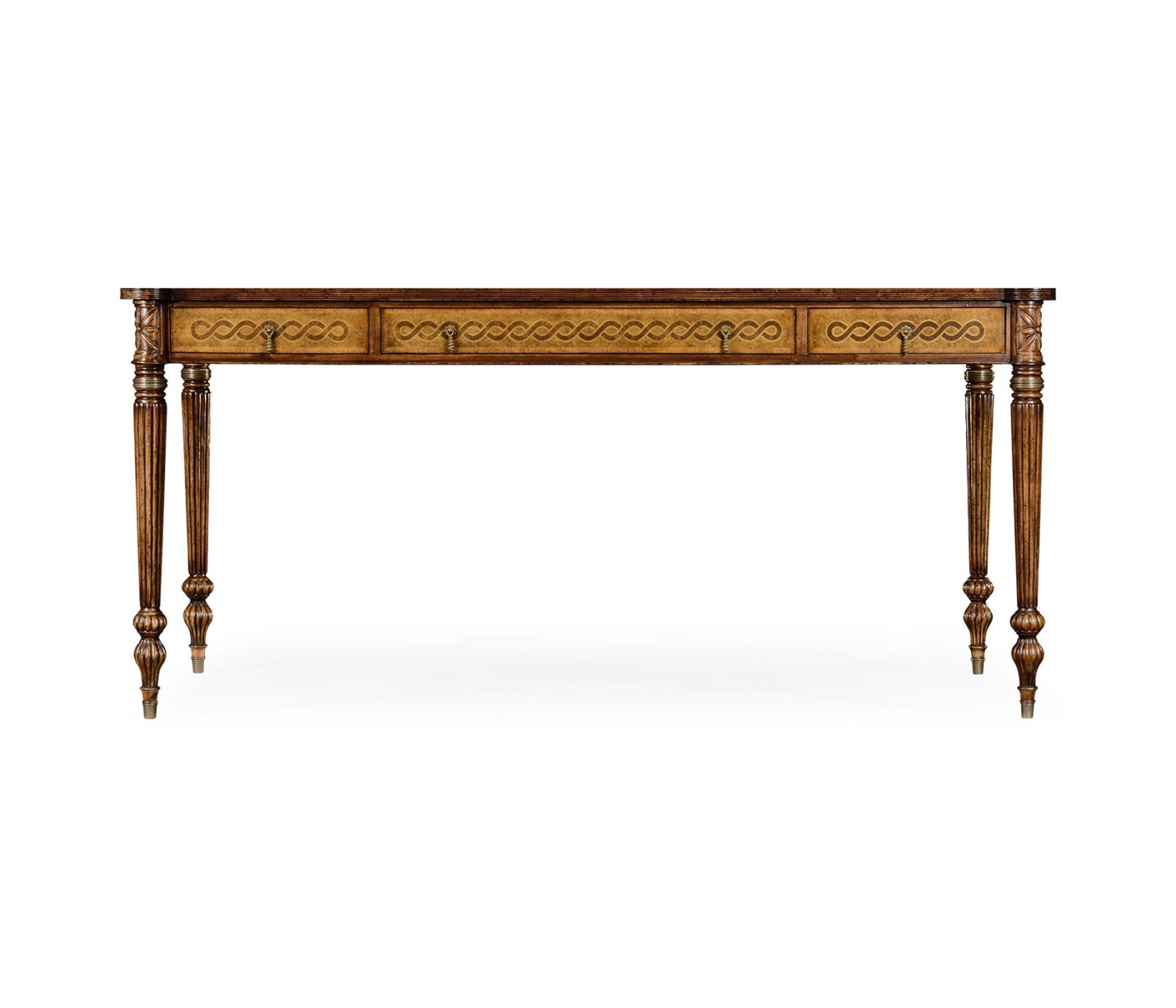 Rope twist writing table