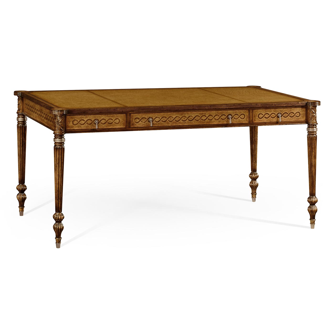 Rope twist writing table