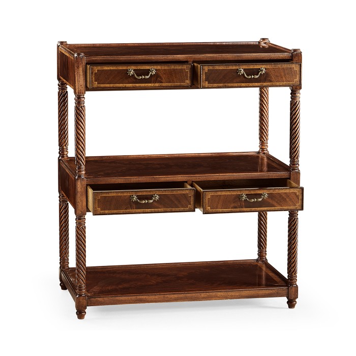 Regency Mahogany Étagère