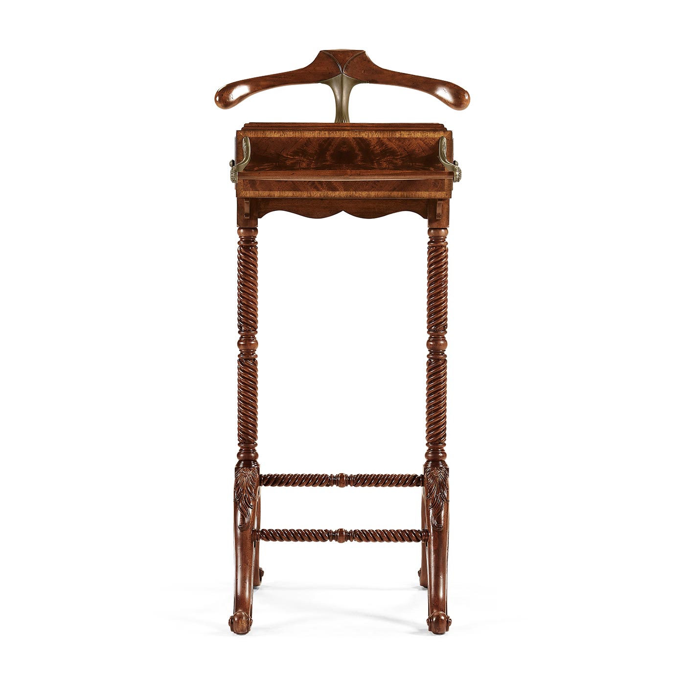 Mahogany Valet Stand with Stud Box