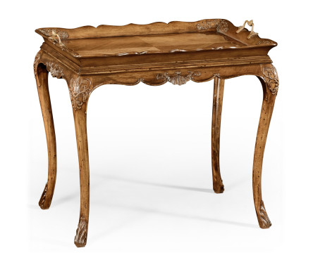 Carved Satinwood Tray Table