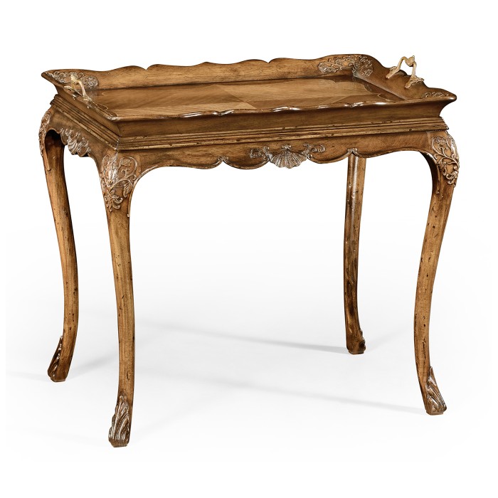 Carved Satinwood Tray Table
