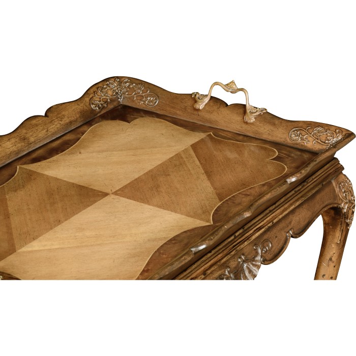 Carved Satinwood Tray Table