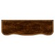 Serpentine Mahogany Console Table