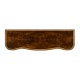 Serpentine Mahogany Console Table