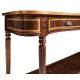 Serpentine Mahogany Console Table