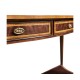 Serpentine Mahogany Console Table