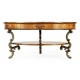Satinwood & Marquetry round coffee table