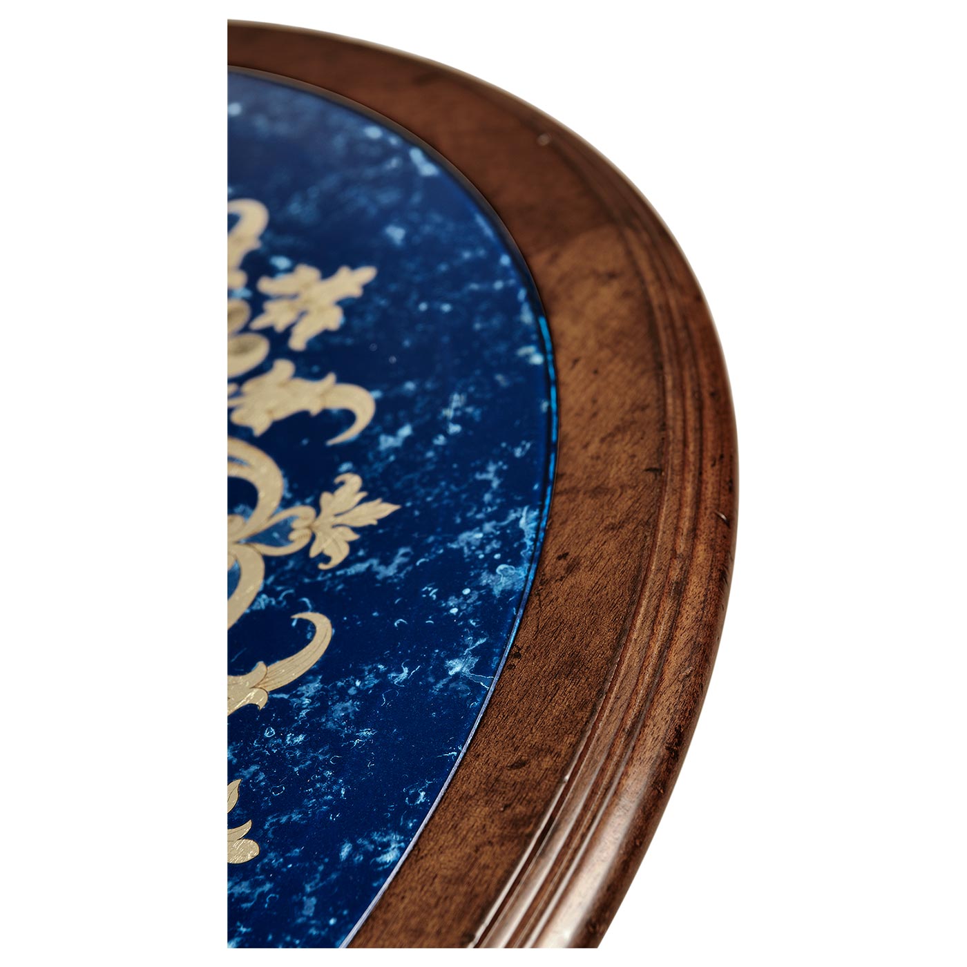 Lapis Blue Églomisé Side Table