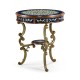 Lapis Blue Églomisé Side Table