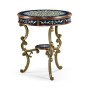 Lapis Blue Églomisé Side Table
