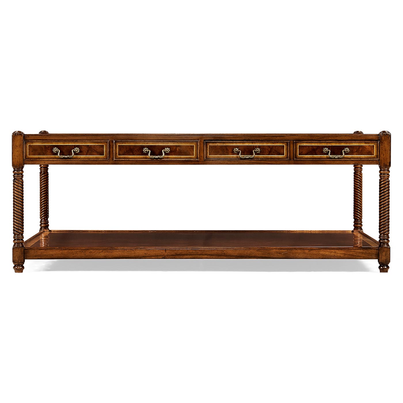 Rectangular Regency Style Mahogany Coffee Table