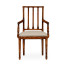Dining chair with column back (Arm)
