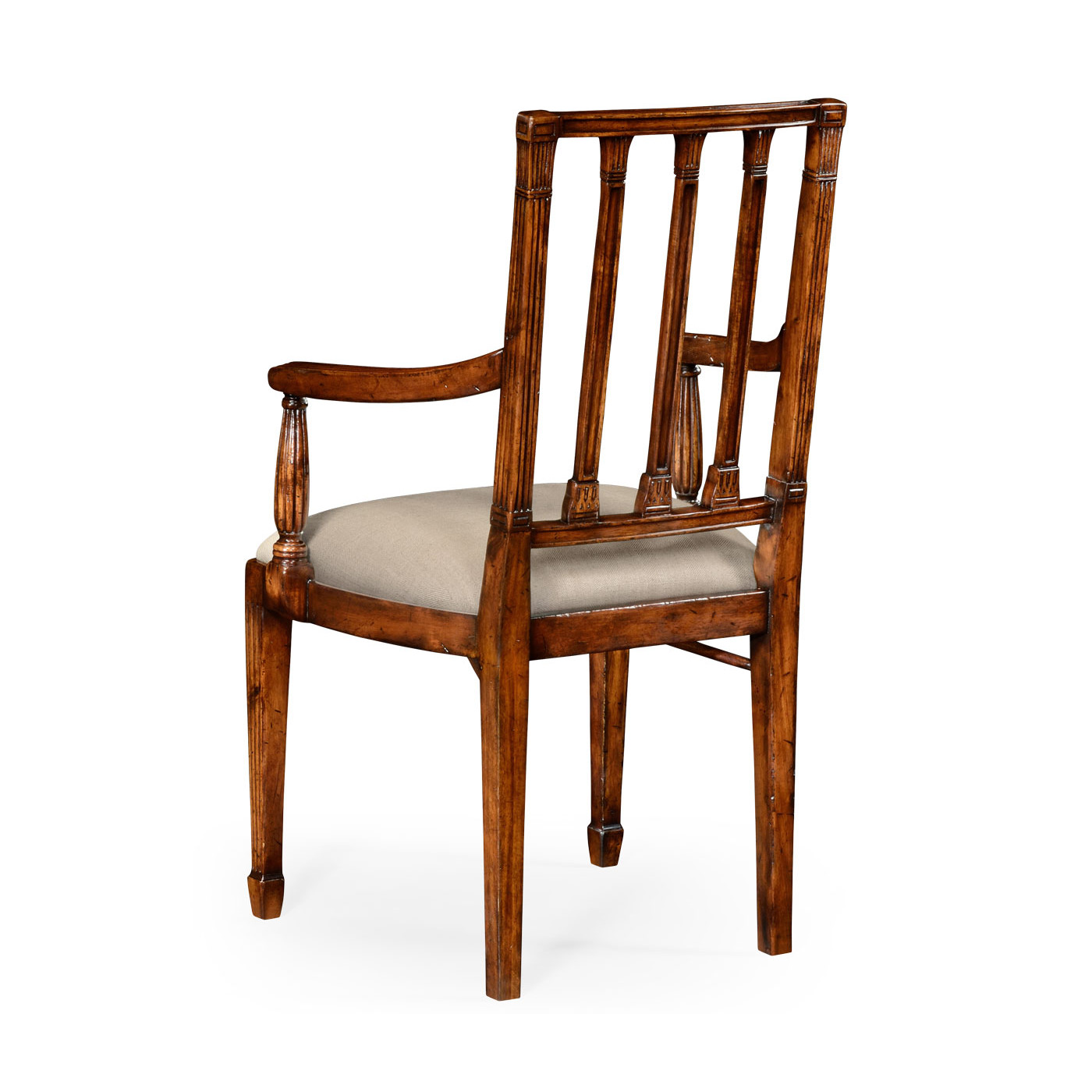Dining chair with column back (Arm)