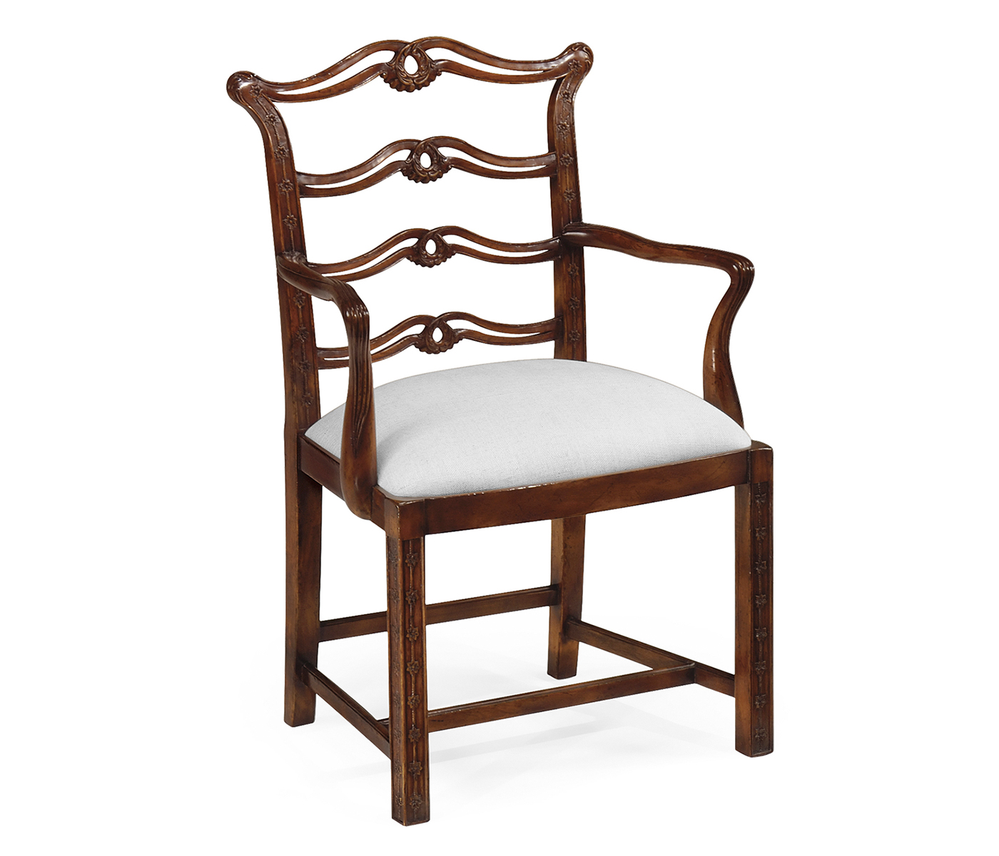 Chippendale Pierced Back Dining Arm Chair