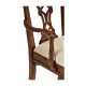 Chippendale Rococo Quatrefoil Arm Chair