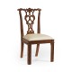 Chippendale Rococo Quatrefoil Side Chair