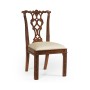 Chippendale Rococo Quatrefoil Side Chair