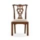 Chippendale Rococo Quatrefoil Side Chair