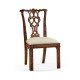 Chippendale Rococo Quatrefoil Side Chair