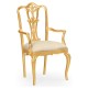 Gilded 18th Century Dining Arm Chair