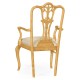 Gilded 18th Century Dining Arm Chair