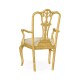 Gilded 18th Century Dining Arm Chair