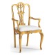 Gilded 18th Century Dining Arm Chair