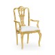 Gilded 18th Century Dining Arm Chair