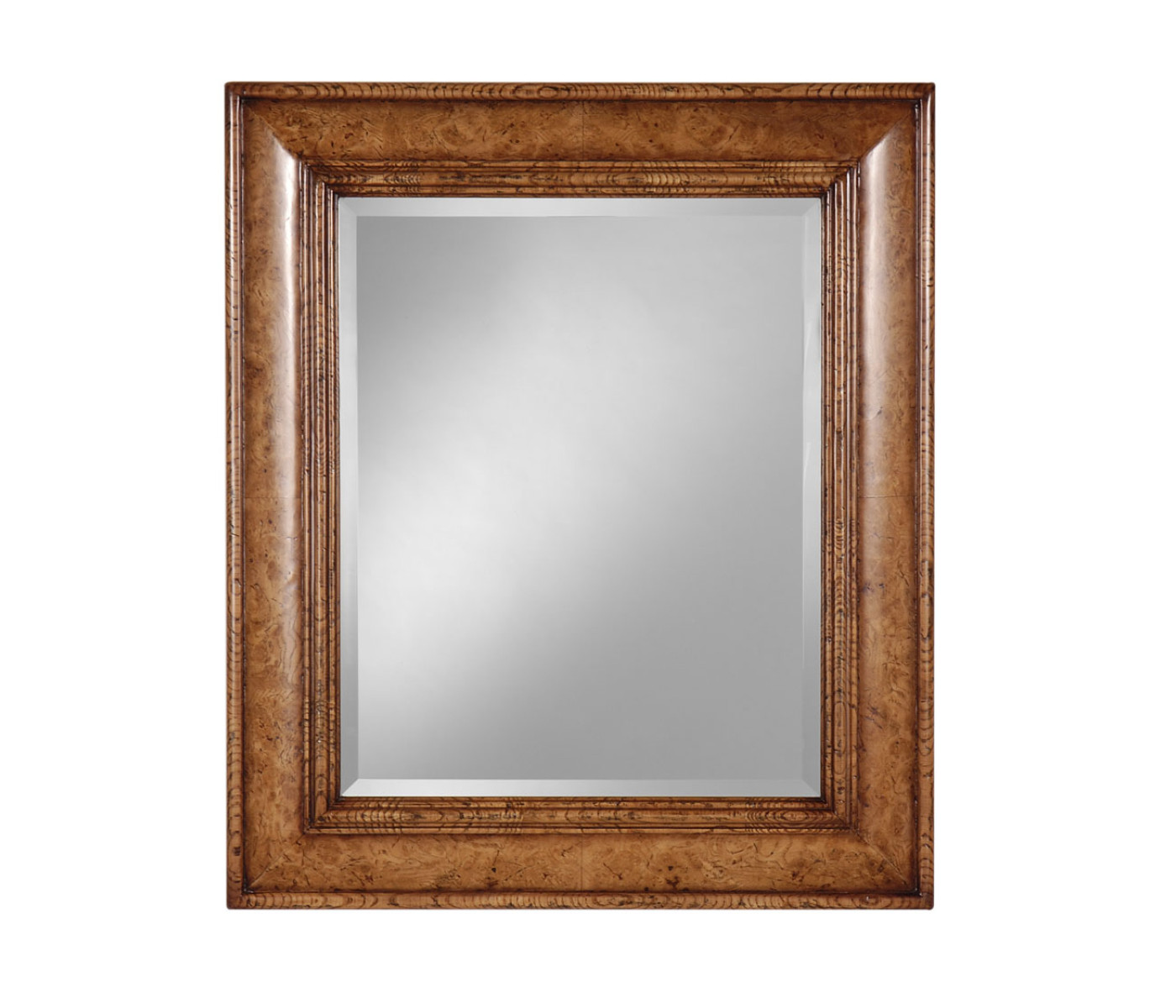 Oak Cushion Frame Mirror (Plain)