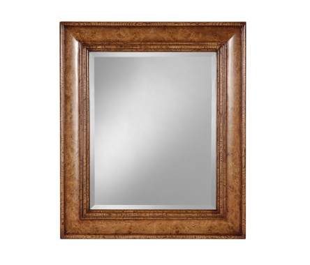 Oak Cushion Frame Mirror (Plain)